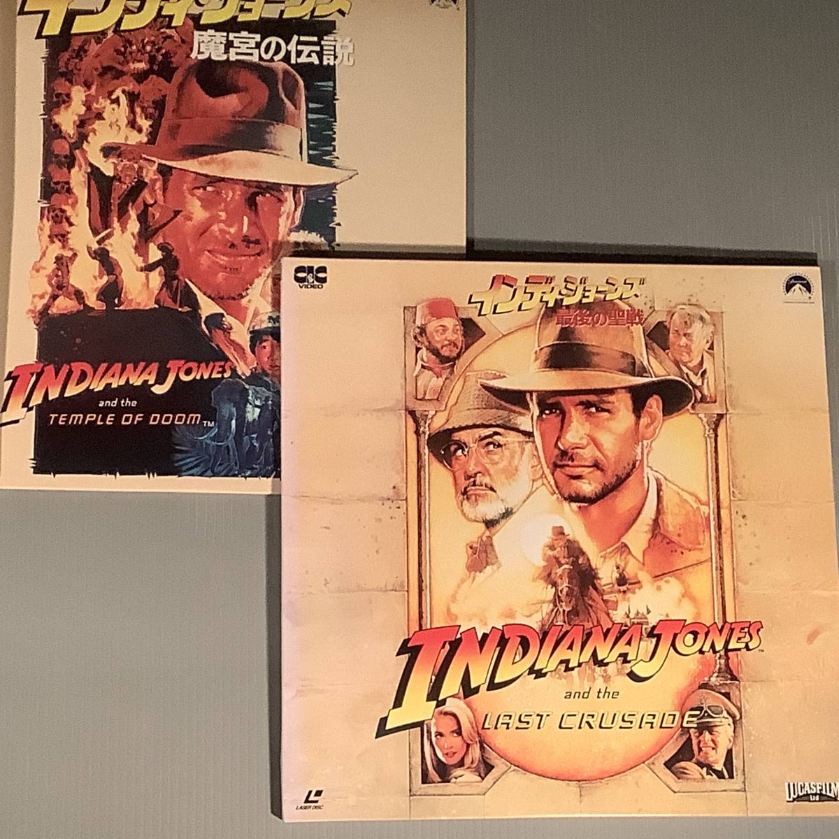 人気商品!! 激レア レーザーディスク インディ・ジョーンズ