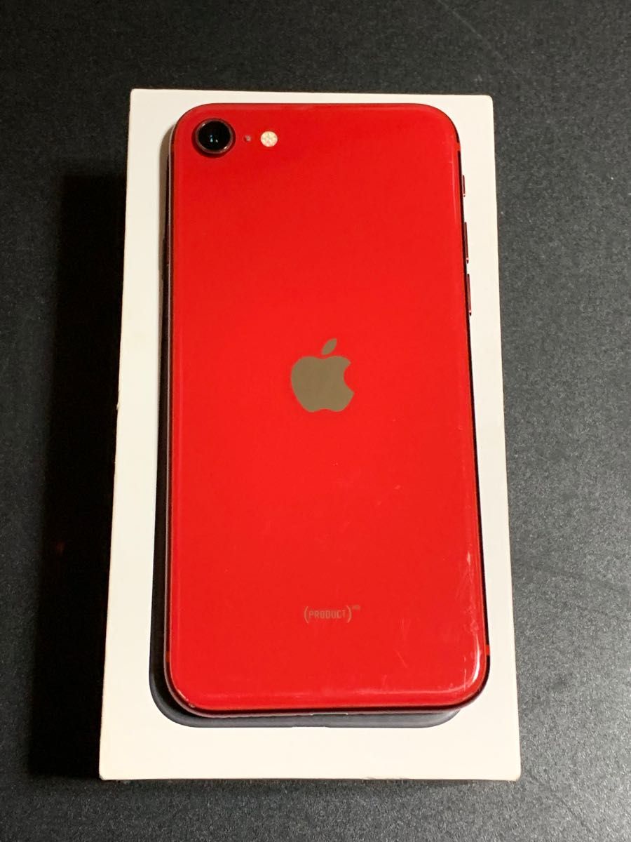 iPhone SE2 64GB PRODUCT RED SIMフリー バッテリー81% スマホ スマホ