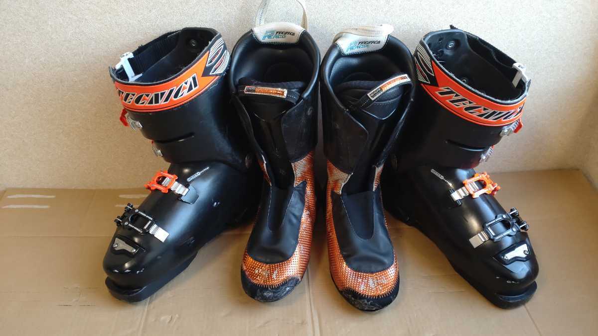 送料無料 中古 TECNICA SKI BOOTS テクニカ スキーブーツ R 9 8 130 黒