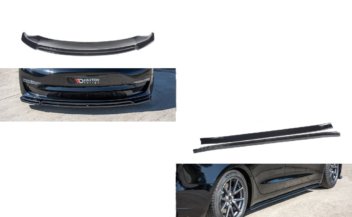 新作人気 テスラ Tesla モデル3 4ドア セダン '19～ 社外品 ABS製