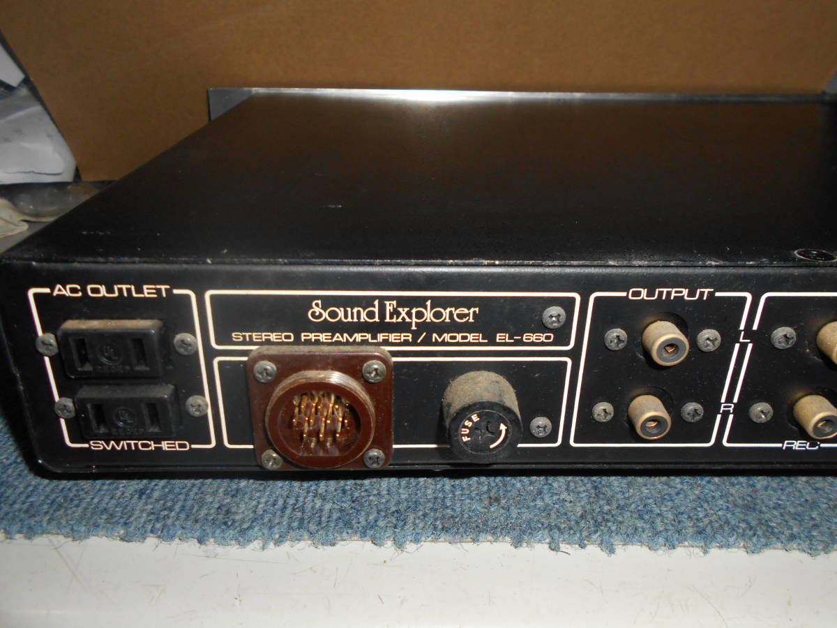 Yahoo!オークション - Sound Explorer EL-660 プリアンプ 電源 Yahoo!オークション - Sound Explorer EL-660 プリアンプ 電源