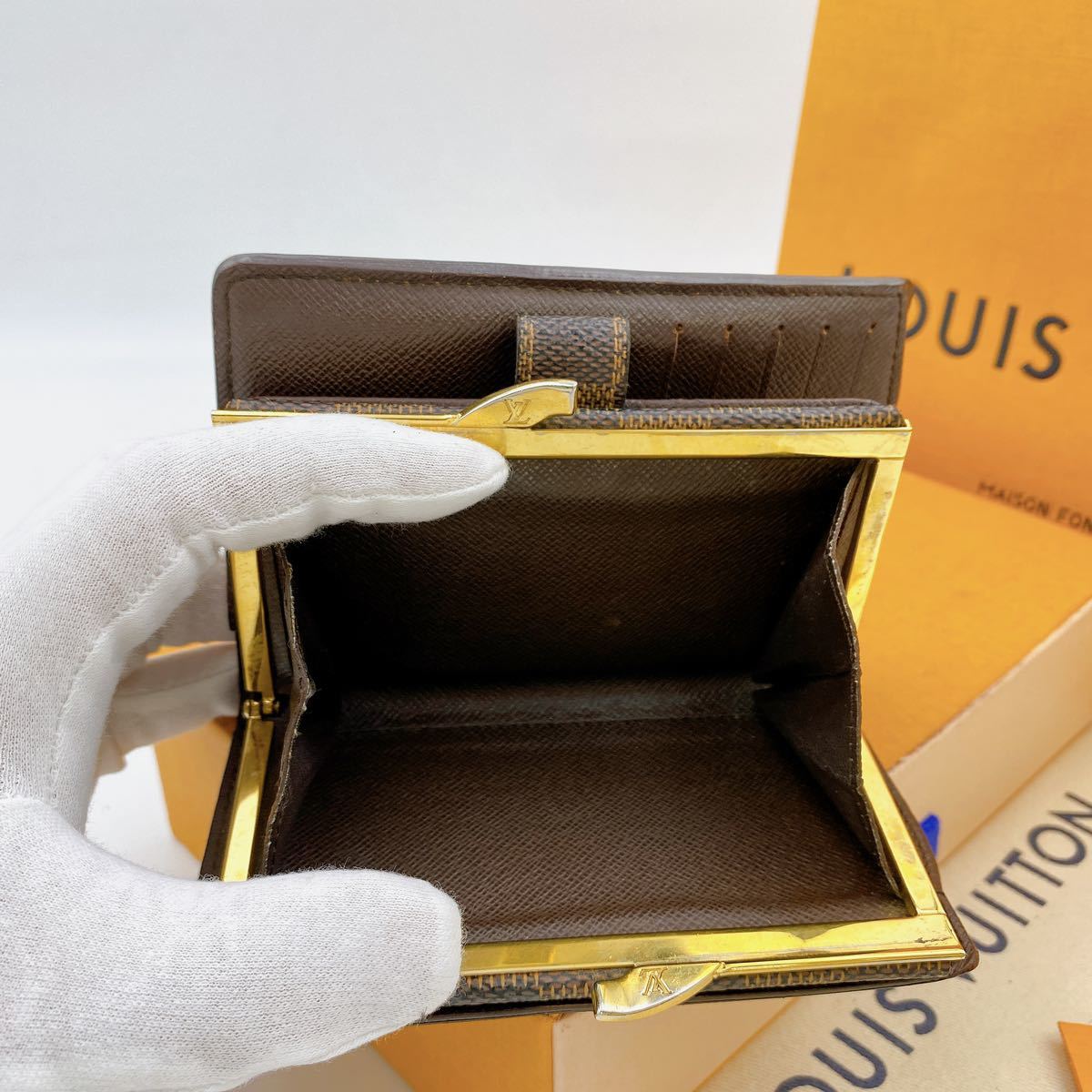 A1215 美品 LOUIS VUITTON ルイヴィトン ダミエ ポルトフォイユ