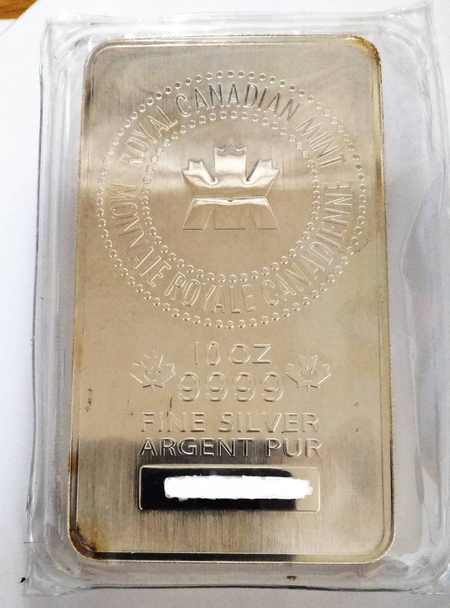 ロイヤルカナディアンミント シルバー10オンス 純銀(銀)|売買された ...