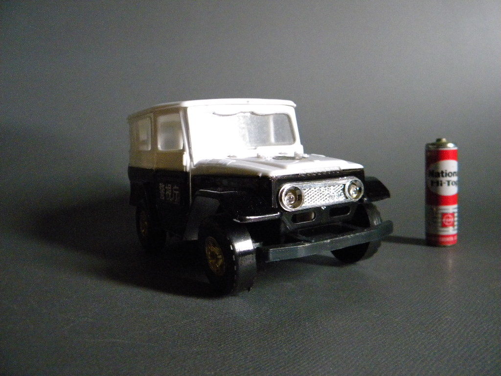 当時物 ★★Toyota Land Cruiser トヨタ ランドクルーザー !! パトカー サクラ香港製 HONG KONG TOY 旧車★★未使用 デッドストック 作動難_画像7