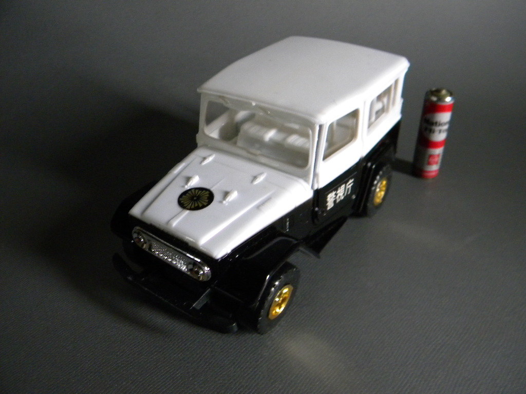 当時物 ★★Toyota Land Cruiser トヨタ ランドクルーザー !! パトカー サクラ香港製 HONG KONG TOY 旧車★★未使用 デッドストック 作動難_画像8