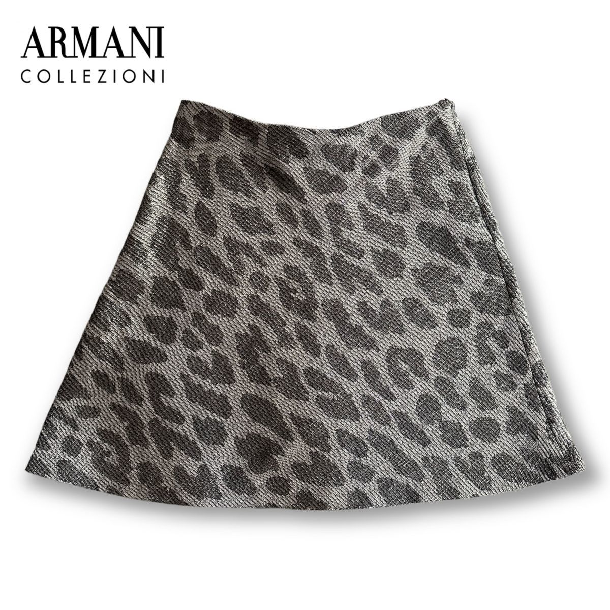驚きの値段で 上品 コレツォーニ アルマーニ COLLEZIONI ARMANI ルーマニア製 ひざ丈 豹柄 レオパード / レディース 44 / スカート ニット フレア フレアースカート、ギャザースカート(ロング) 驚きの値段で 上品 コレツォーニ アルマーニ COLLEZIONI ARMANI ルーマニア製 ひざ丈 豹柄 レオパード / レディース 44 / スカート ニット フレア フレアースカート、ギャザースカート(ロング)