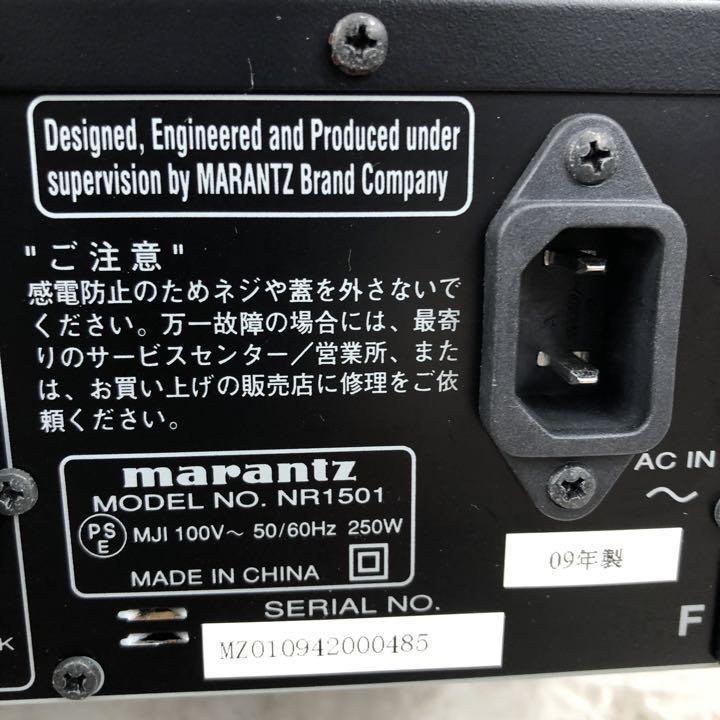 極美品】marantz マランツ NR1501 AVサラウンドアンプ 7 1ch 極美品】marantz マランツ NR1501 AVサラウンドアンプ 7 1ch