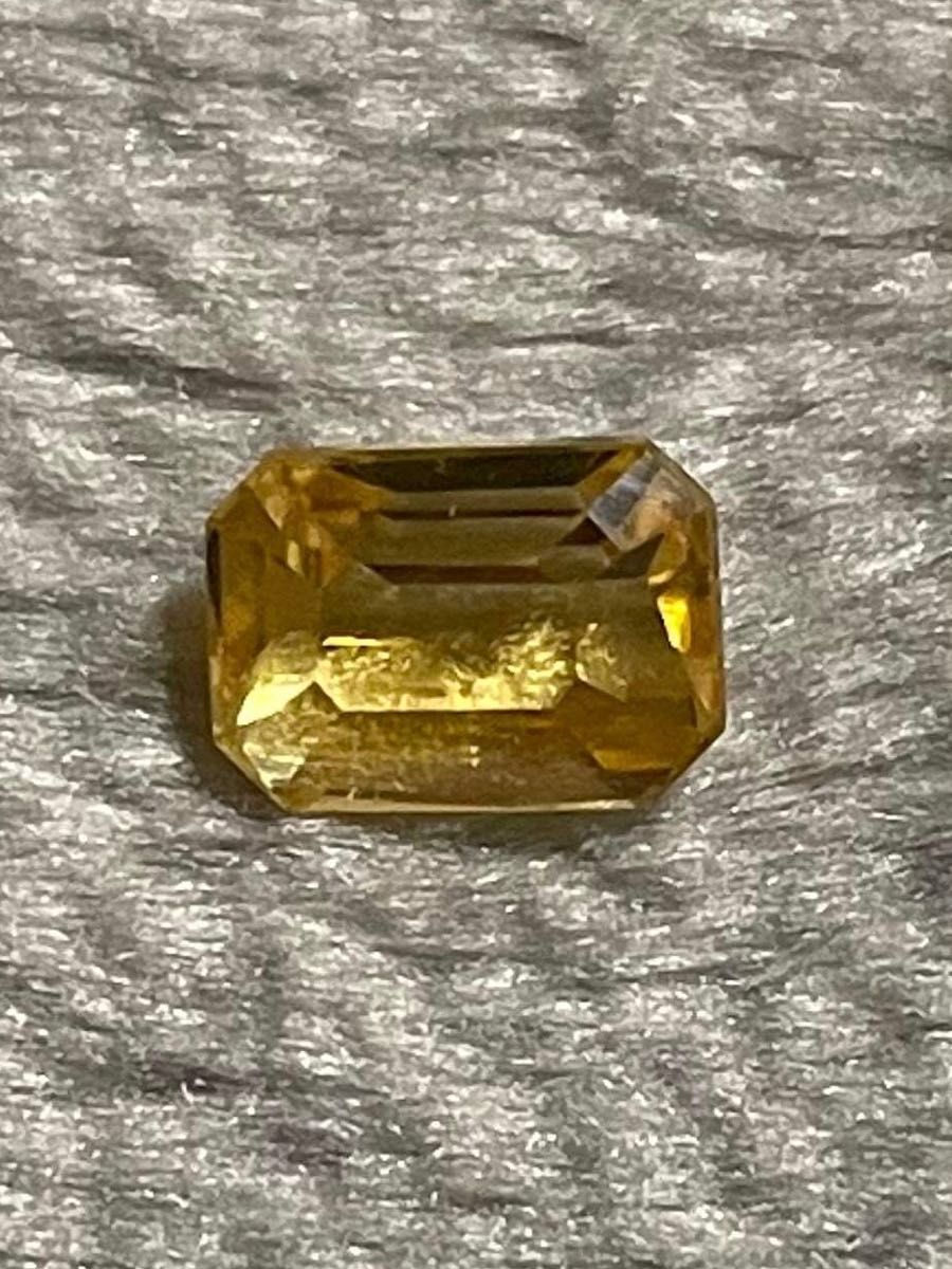 1.07ct Natural Yellow Sapphire（イエローサファイア天然石）ルース