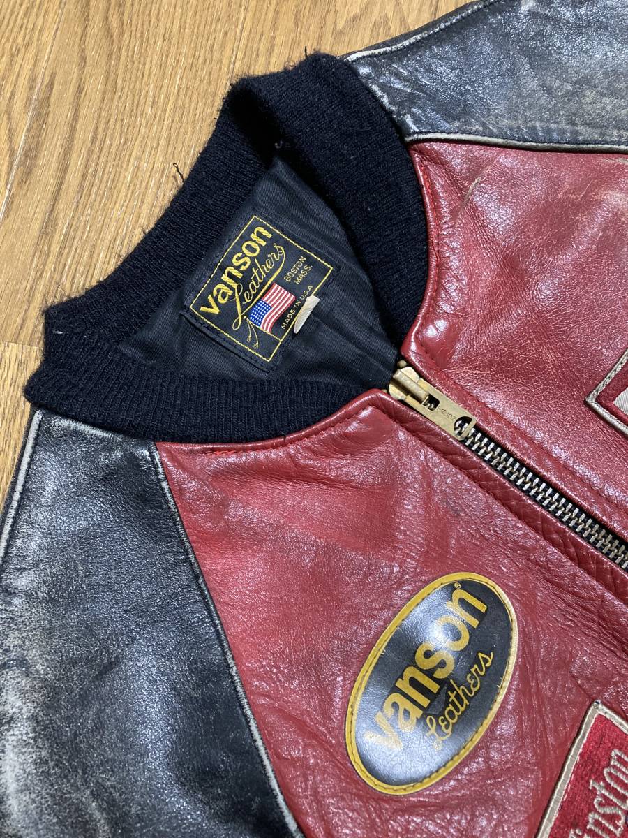 vanson レザー シングルライダースジャケット 42 - 通販 - parelhas.rn
