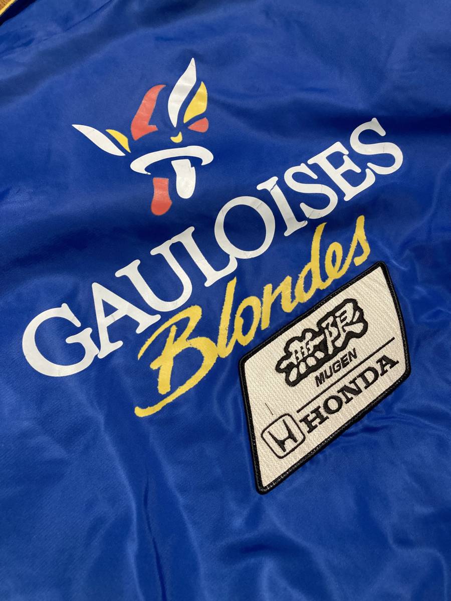 [90s HONDA COLLECTION] Mugen MUGEN GAULOISES Blondes штат служащих джемпер нейлон жакет M Onward . гора голубой 90 годы Honda 