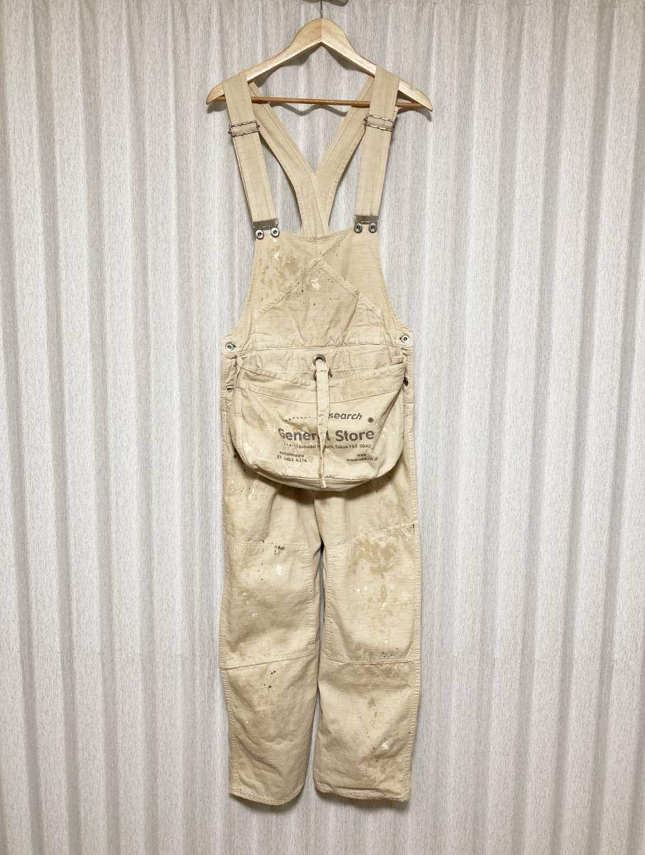 美品☆[MOUNTAIN RESEARCH×CORONA] 267 2008年 Overall 汚し加工 オーバーオール サロペット M MTR-267 マウンテンリサーチ