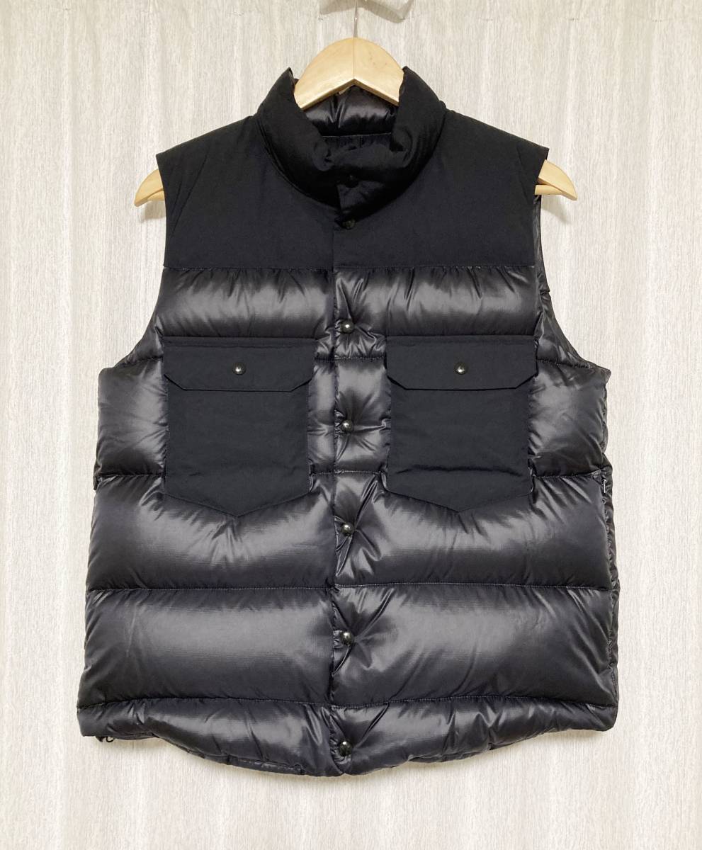 美品☆[SEQUEL] 21AW 定価71,500 DOWN VEST キルティングダウンベスト S ブラック 日本製 SQ-21AW-JK-07 シークエル