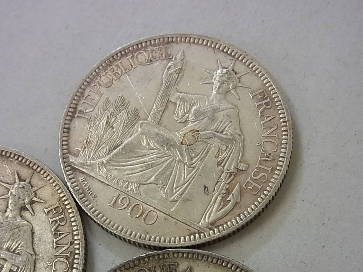 ㉗-1フランス領インドシナ 5セント 6枚 - 旧貨幣