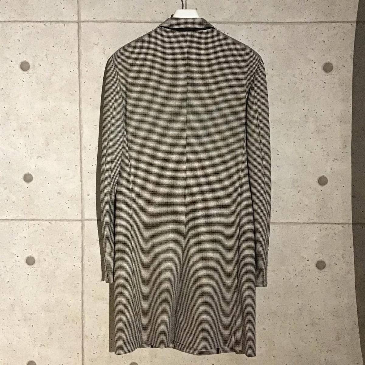 ONtheCORNER ITEM No.1193/COMMEdesGARCONS HOMMEPLUS コムデギャルソンオムプリュス ハウンドトゥース ロングジャケット 07aw size:M_画像3