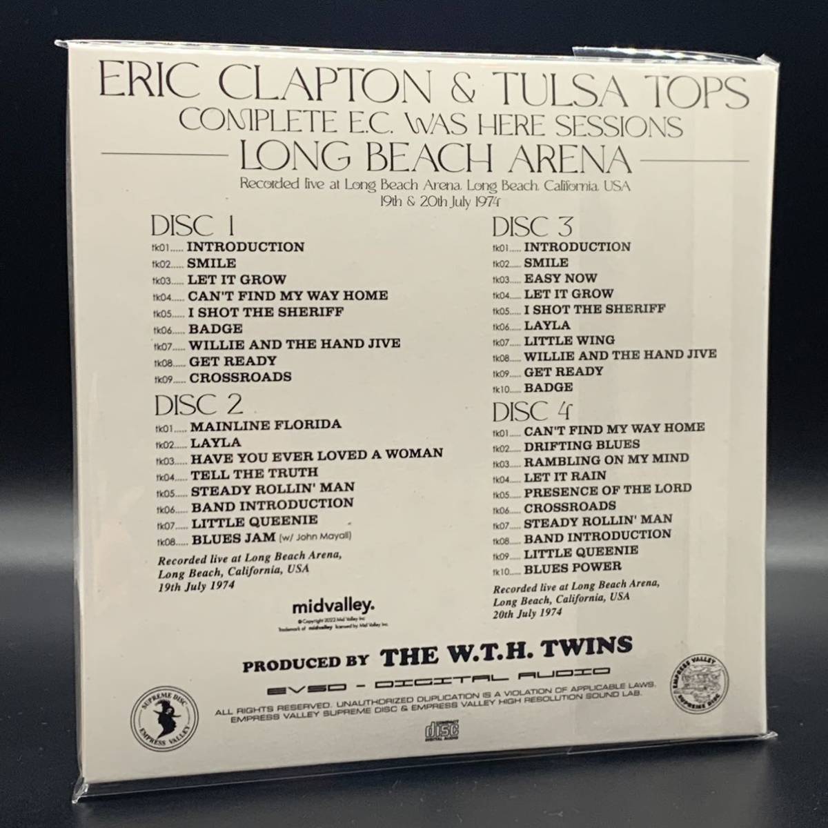 ERIC CLAPTON / COMPLETE EC WAS HERE SESSIONS 10CD BOX and ERIC CLAPTON / COMPLETE EC WAS HERE SESSIONS 10CD BOX and