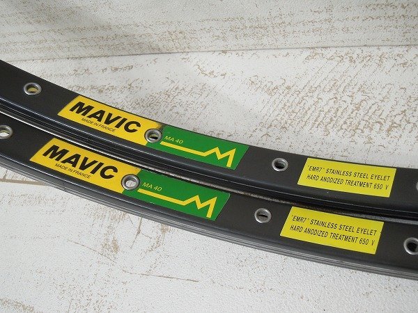 MAVIC/MA40 700Cクリンチャーリム/32H 2本セット
