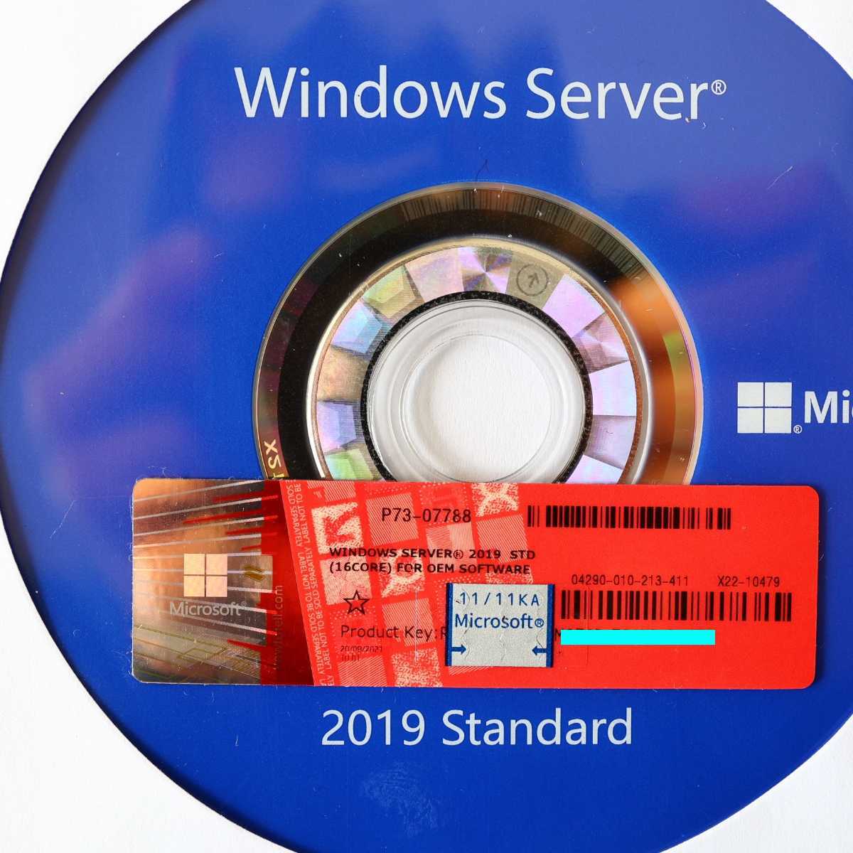 Windows Server 2019 Standard日本語版■プロダクトキーCOAシール+インストールDVD実物発送
