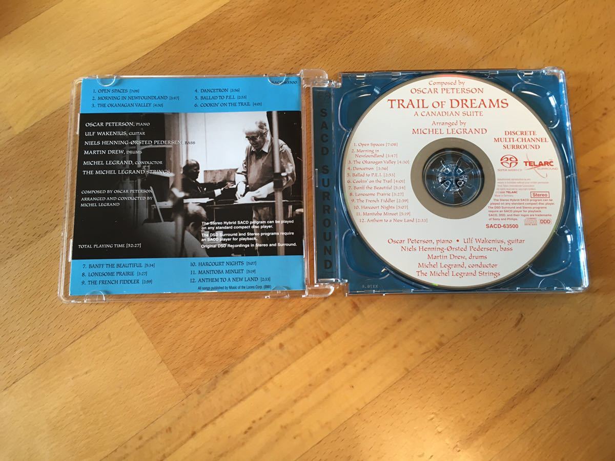 Oscar Peterson Quartet / Trail of Dreams: A Canadian Suite(Hybrid SACD)マルチch収録/ オスカー・ピーターソン_画像4