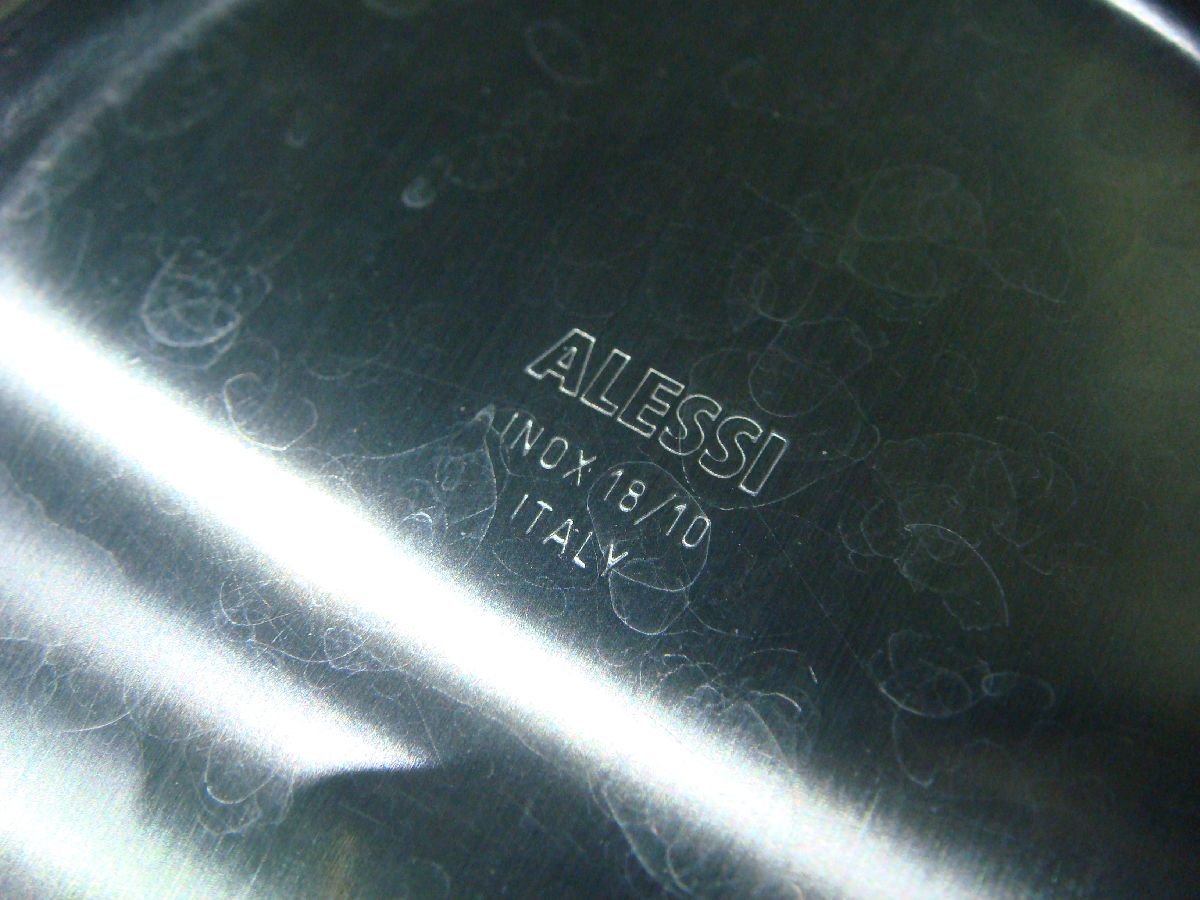 MB/L15AO-DA1 ALESSI アレッシィ マグカップ 2客セット イタリア製 ガラス ステンレス INOX 18/10_画像4