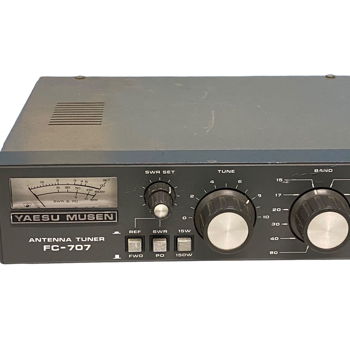 YAESU MUSEN アンテナチューナー FC-707 Yahoo!オークション - YAESU MUSEN FC-707 ANTENNA TUNER】美品