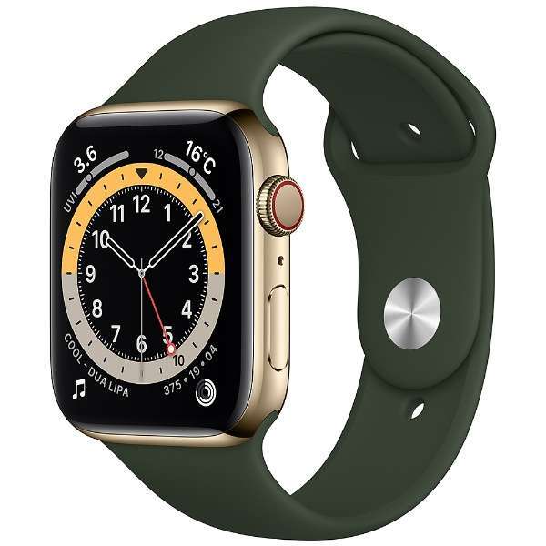 値下げ!!276a送料込[SALE]新品未開封 Apple Watch Series 6（GPS + Cellularモデル）44mm スポーツバンド/ゴールド■M09F3J/A■激安SHOP24