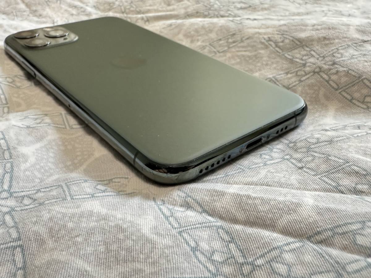 美品 iPhone 11 Pro 香港版256GB SIMフリー 物理SIM2枚 ミッドナイト 美品 iPhone 11 Pro 香港版256GB SIMフリー 物理SIM2枚 ミッドナイト