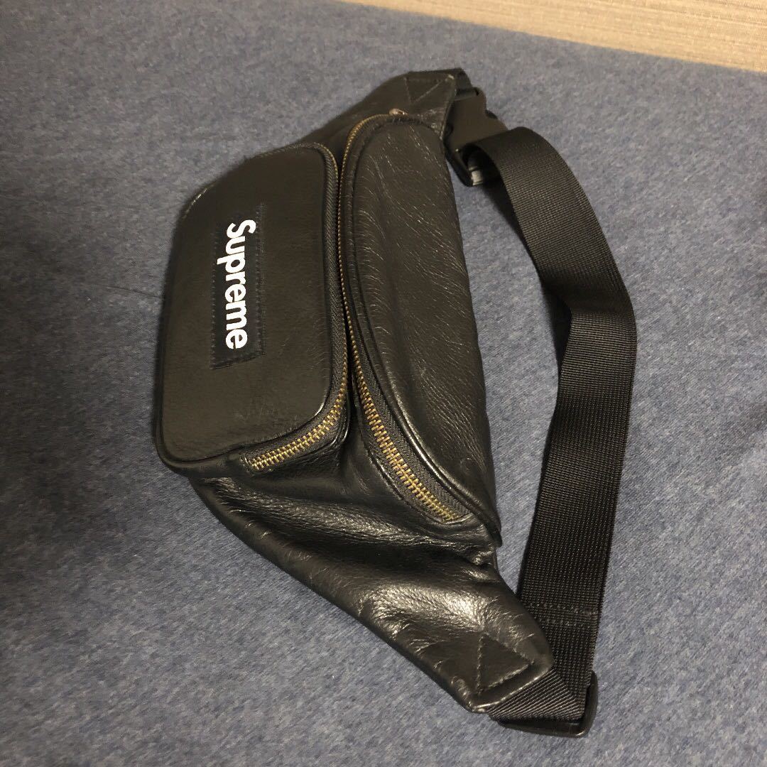 Supreme Leather Waist Bag シュプリーム ウエストバッグ-
