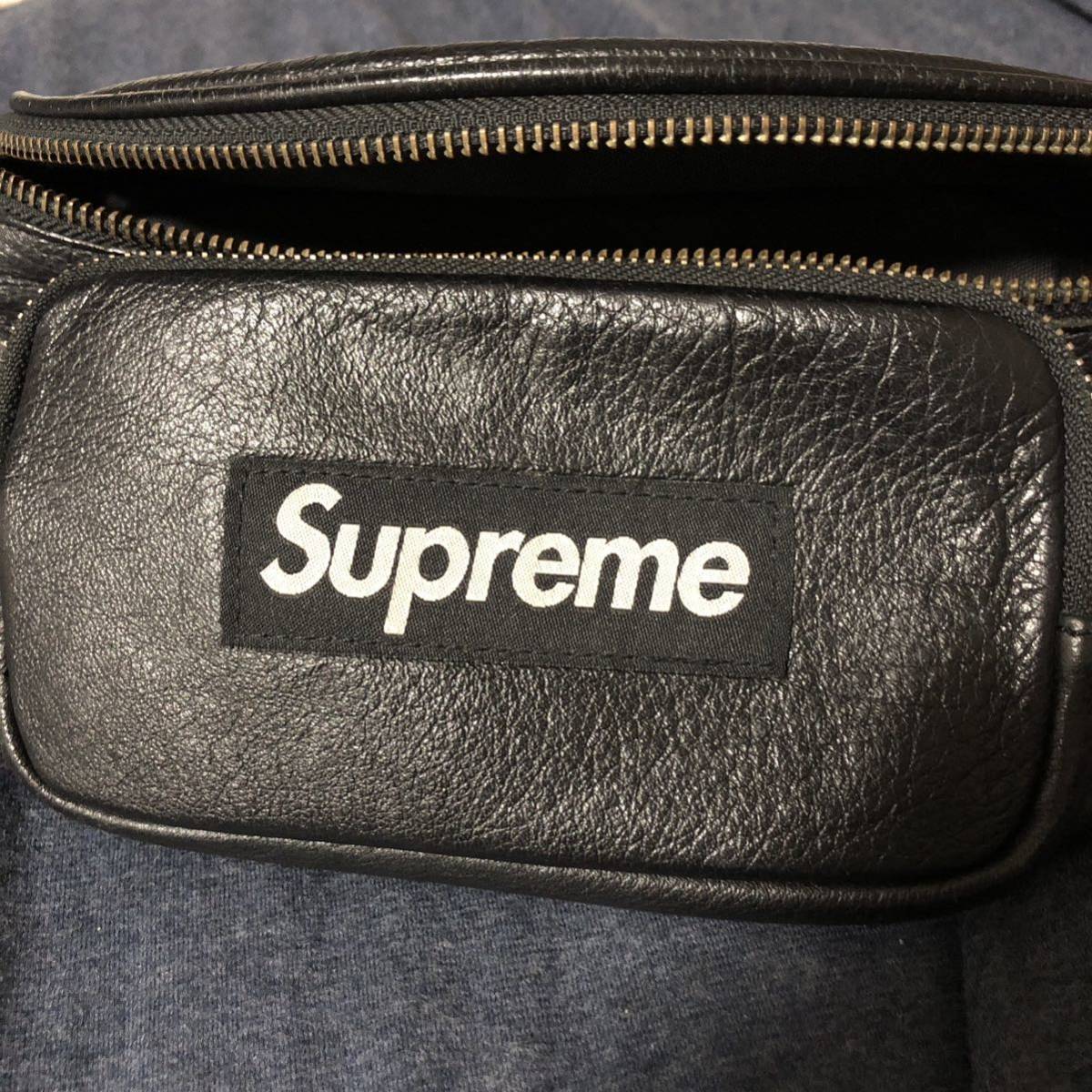 17SS Supreme Leather Waist Bag シュプリーム レザー ウエストバッグ