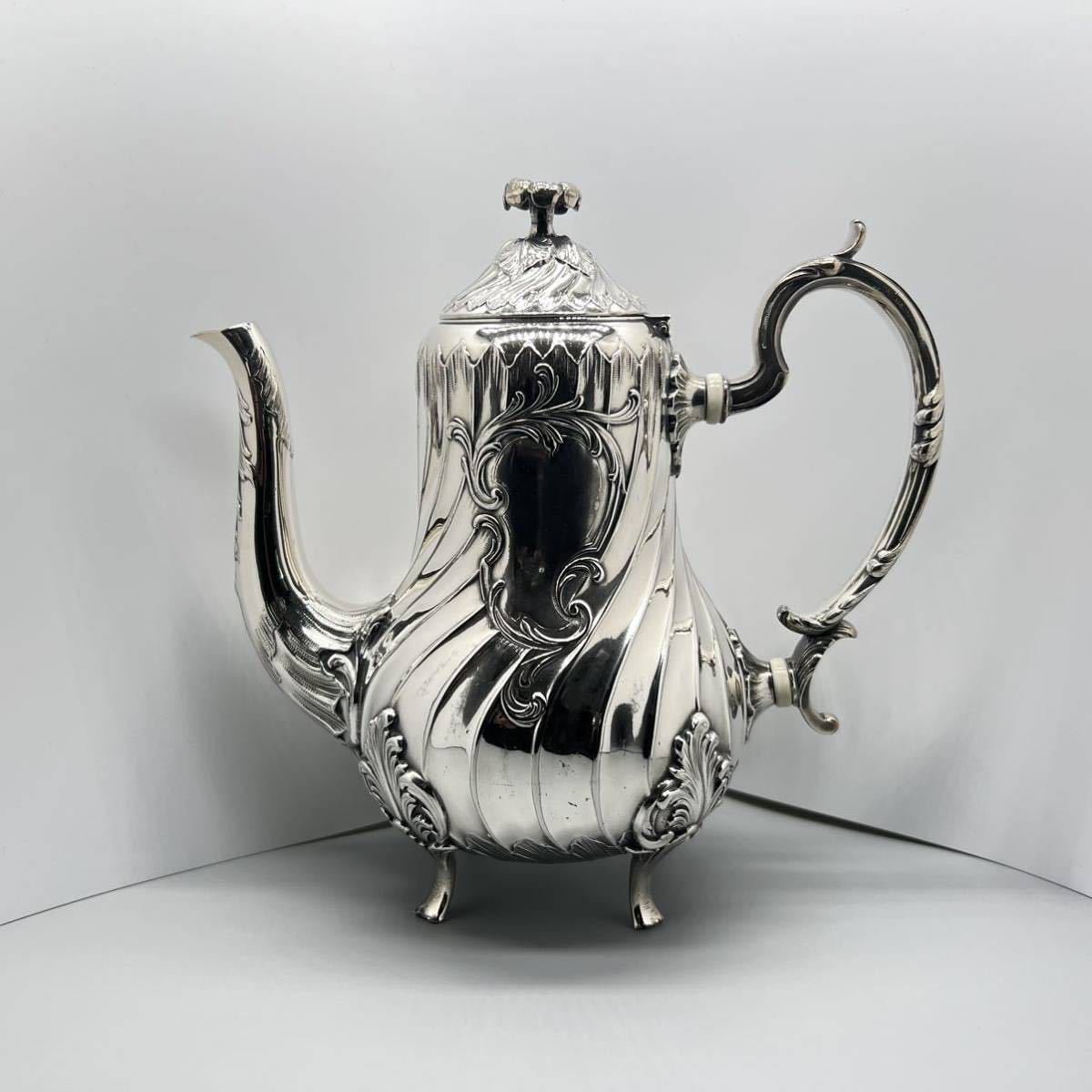 クリストフル Christofle ティーポット コーヒーポット セット ガリア
