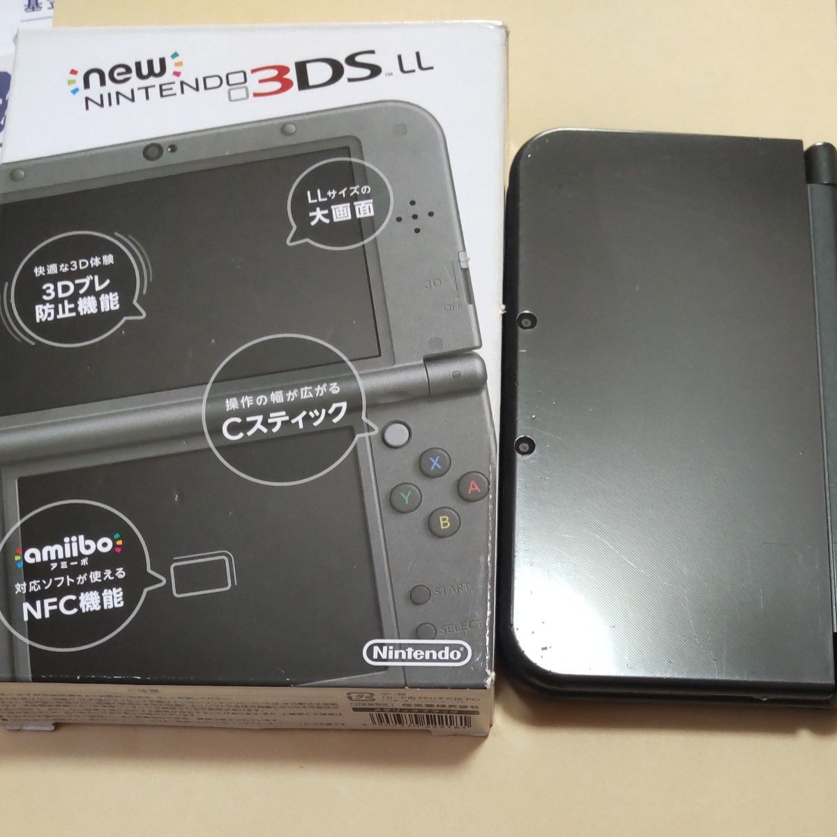 正規店即納】 Newニンテンドー3DS LL メタリックブラック 画面美品