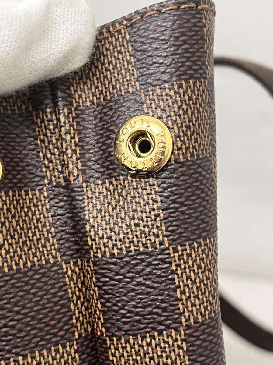 20221208【LOUIS VUITTON】ルイヴィトン トートバッグ ダミエ カバ ボブール ブラウン N52006_画像10