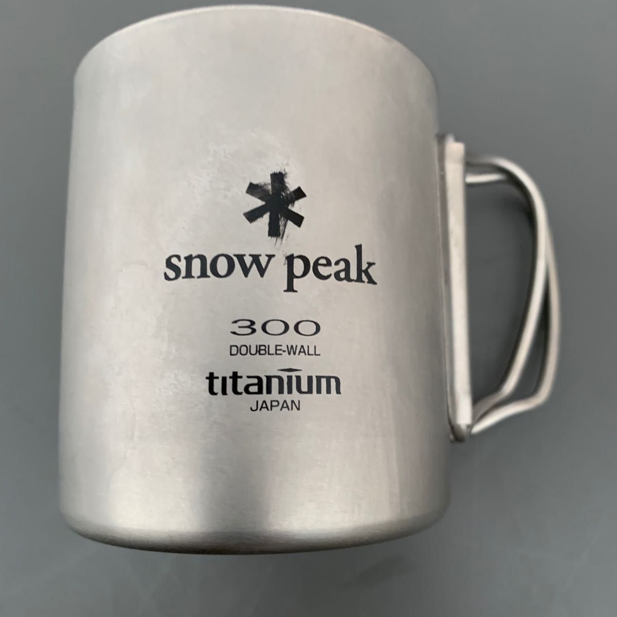 旧ロゴ】 snow peak スノーピーク チタンダブルマグ 300 旧ロゴ】 snow peak スノーピーク チタンダブルマグ 300