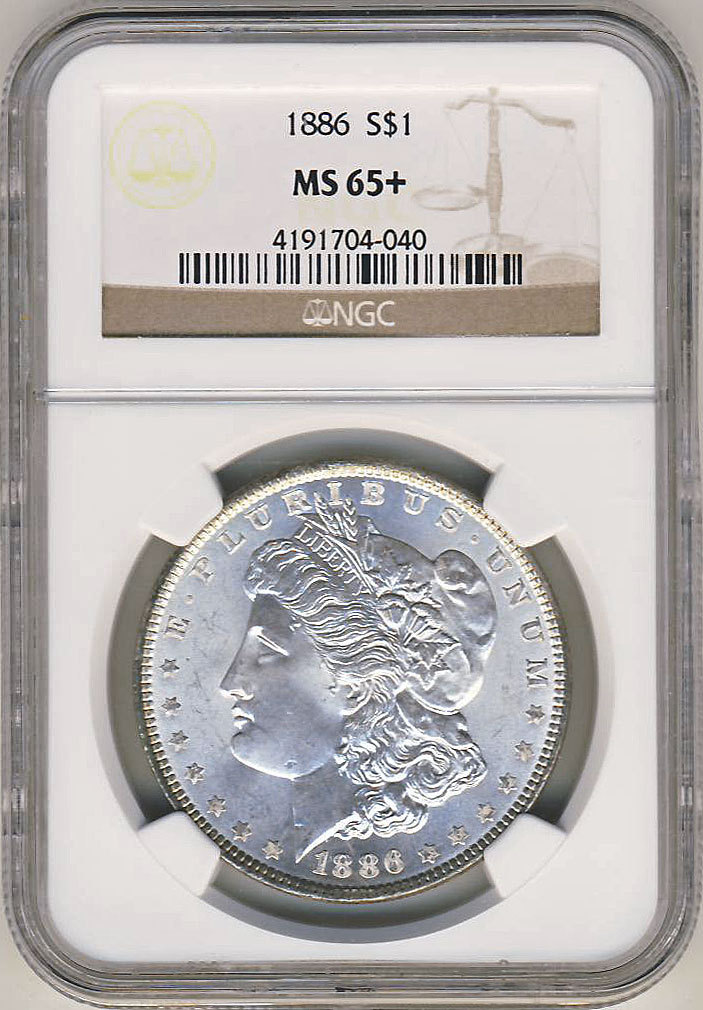 1897 アメリカ モルガン ダラー イーグル 銀貨 1ドル PCGS MS64 1897 アメリカ モルガン ダラー イーグル 銀貨 1ドル PCGS MS64