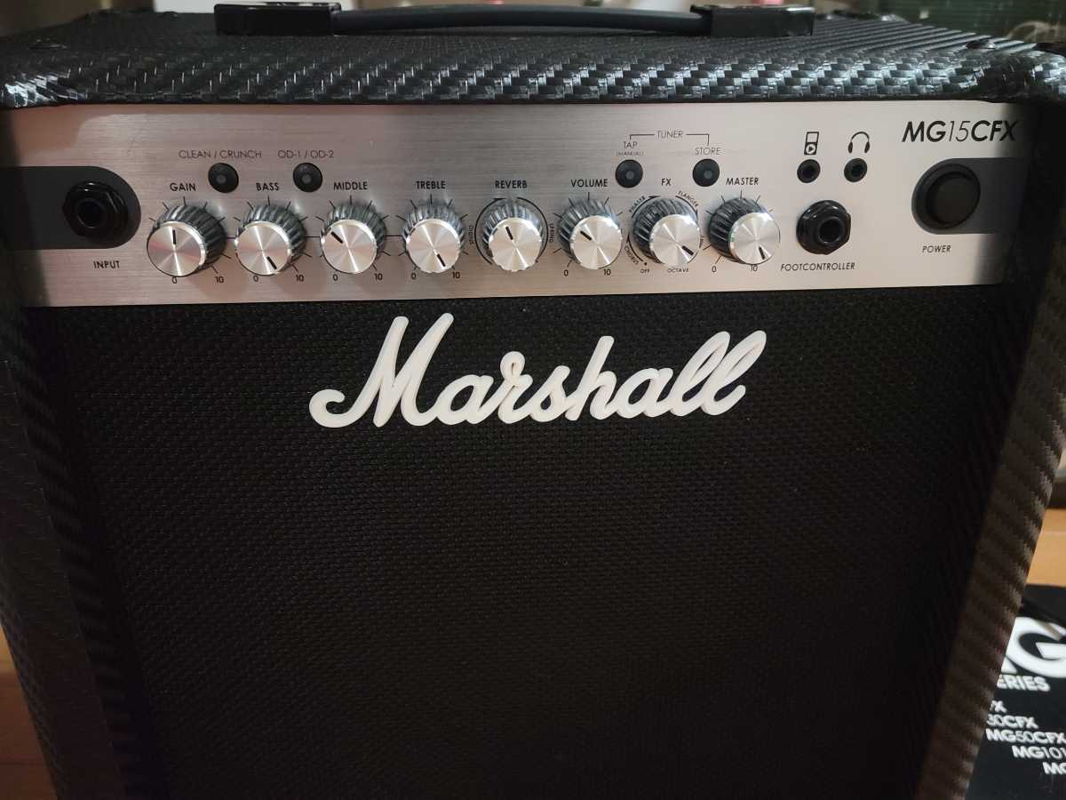 送料無料 Marshall マーシャル MG15CFX ギターアンプ 取扱説明書有り