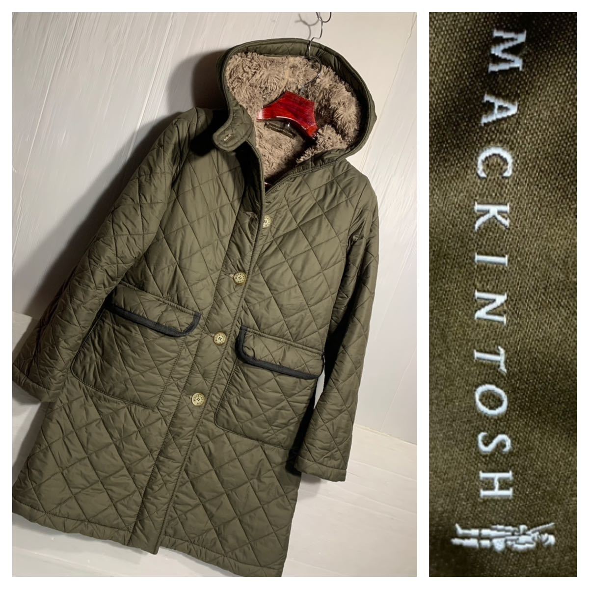 MACKINTOSH SCOTLAND ボア キルティング コート 【英国製