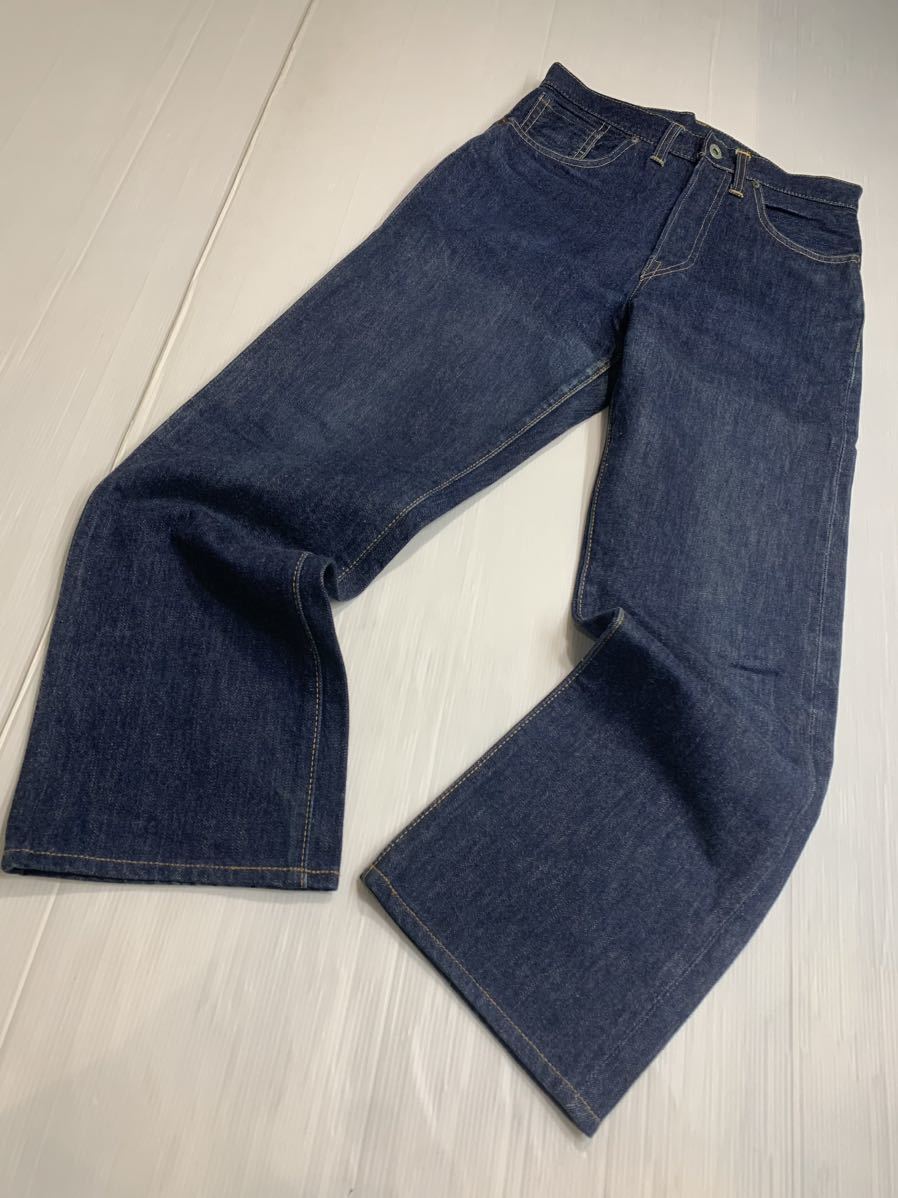 40's LEVI'S リーバイス　S501XX 1944モデル　第二次世界大戦　バレンシア　USA製復刻　濃紺デニム　ジーンズ　W30L36 約74cm 1999 ペンキ_画像6