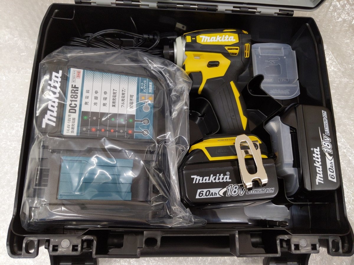 KOI【未使用品】 マキタ makita TD172DRGXB、DRGX、DGXFY 18V充電式インパクトドライバ ※3台セット 〈1-221213-NS-1-KOI〉_画像4