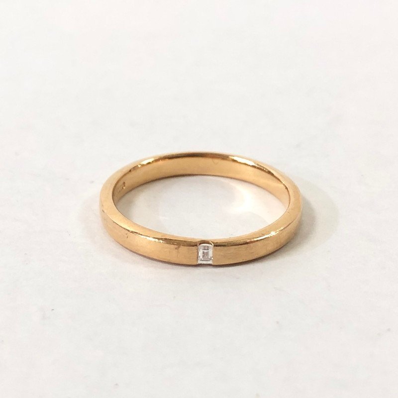 TEI[ б/у товар ] Tiffany&Co AU750 K18 Esse n автомобиль ru частота атлас отделка кольцо золотой (192-221201-YO-5-TEI)