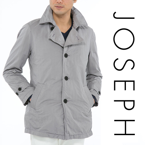 超人気の ☆大きいサイズ☆JOSEPH☆着脱ライナー☆ライトグレー系