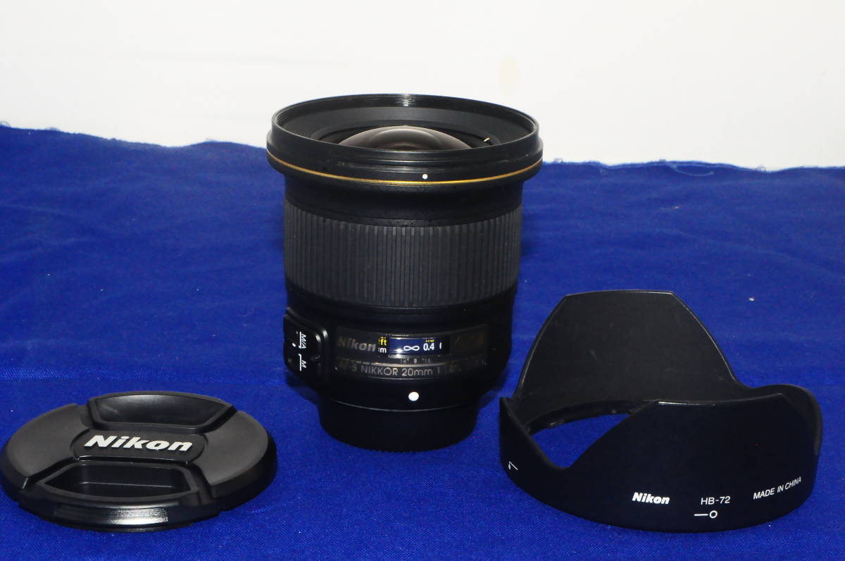 極上品 Nikon ニコン AF-S NIKKOR 20mm f/1.8G ED #05104 B