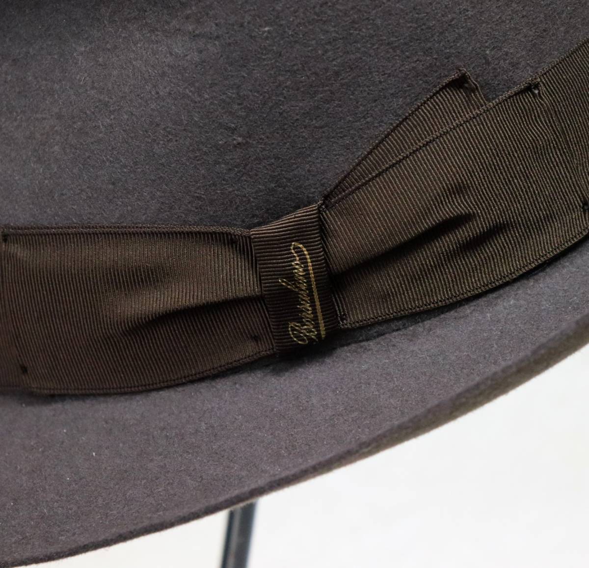 新品タグ付き【Borsalino ボルサリーノ 】上質ウール ファーフェルト