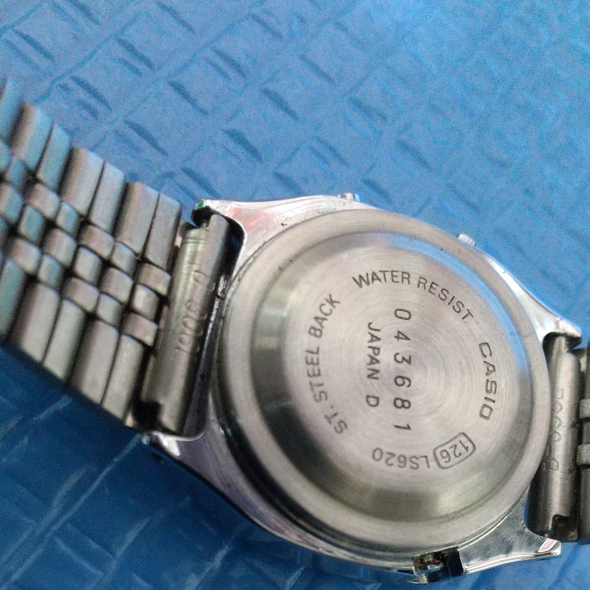 ⑪CASIO LS620 カシオ クロノグラフ  レトロ アンティーク スクエア クォーツ 腕時計 時計