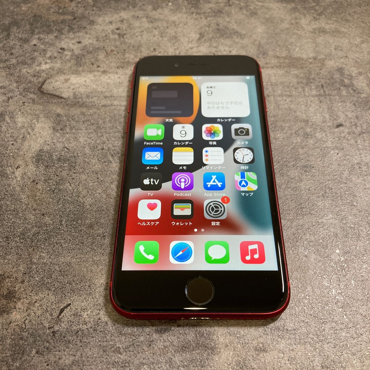 13925 iPhone SE2 128GB RED SIMフリー 中古品 比較的美品 スマホ