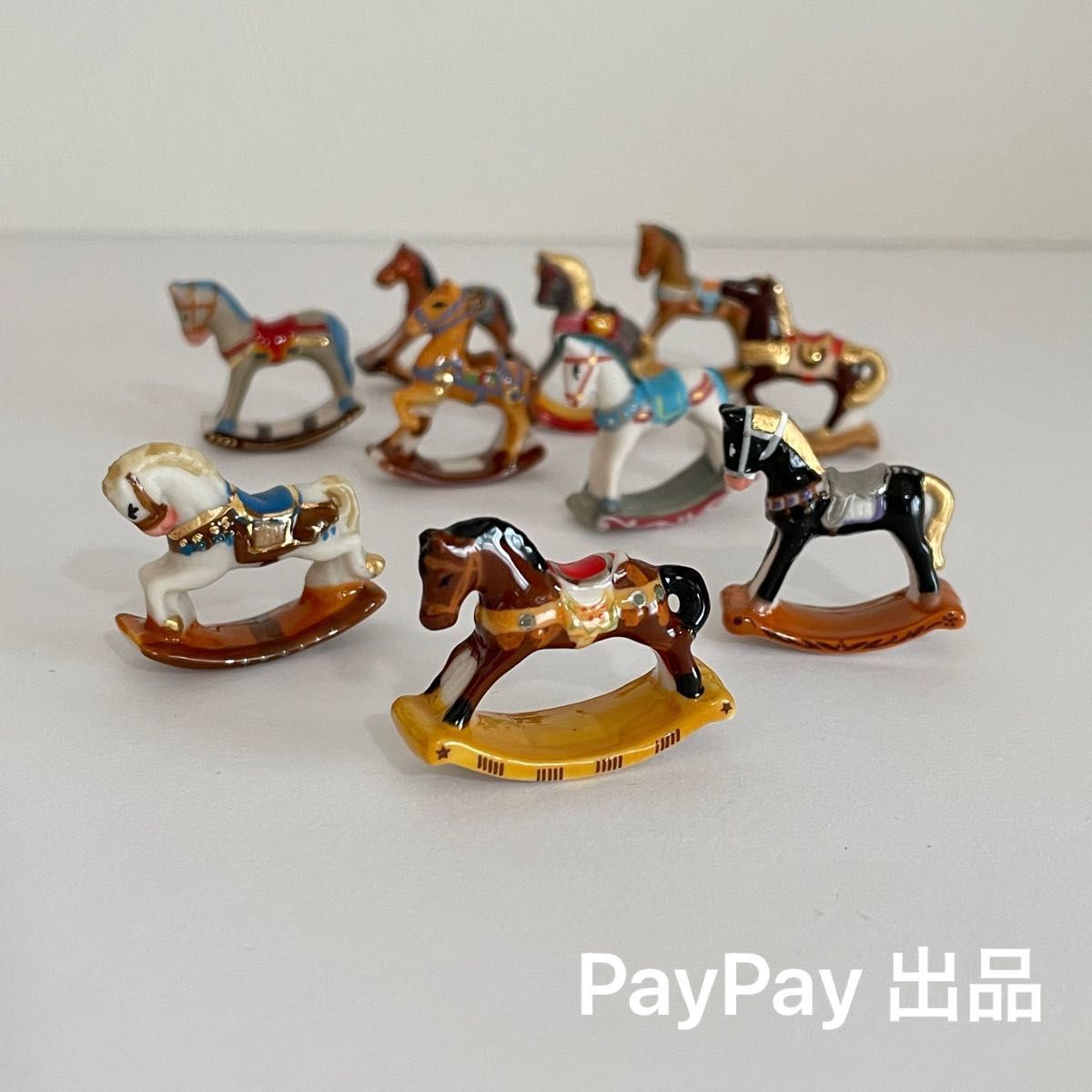 美しいヴィンテージの木馬 フェーブ フェーヴ 置物 フランス製 美しいヴィンテージの木馬 フェーブ フェーヴ 置物 フランス製