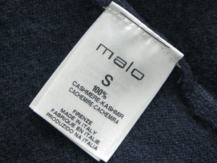 色々な 新品11.5万【MALO】マーロ/伊製/極上カシミア100%/紳士のみが