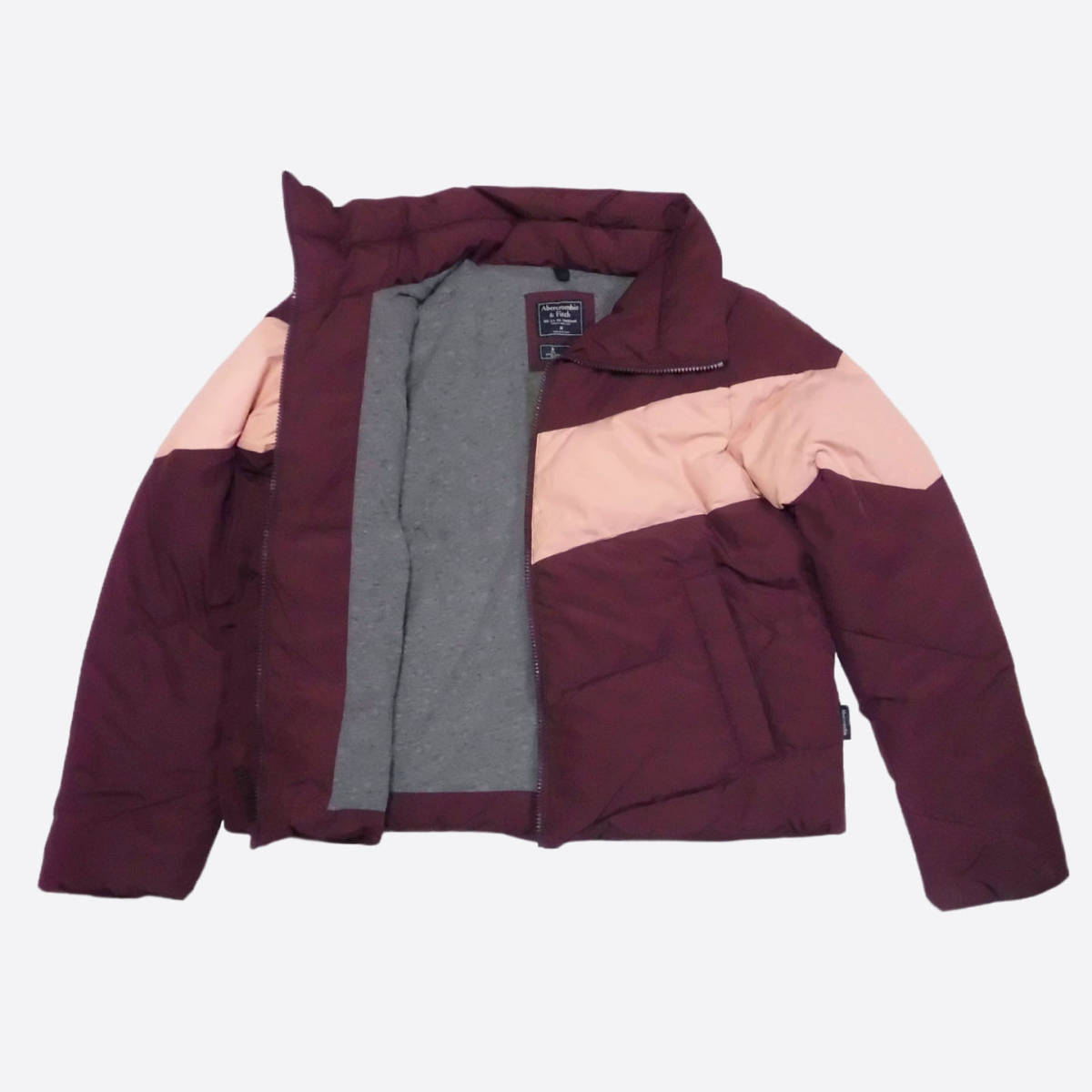 定期入れの ☆SALE☆Abercrombie (Burgundy/M) Fitch/アバクロ☆中綿