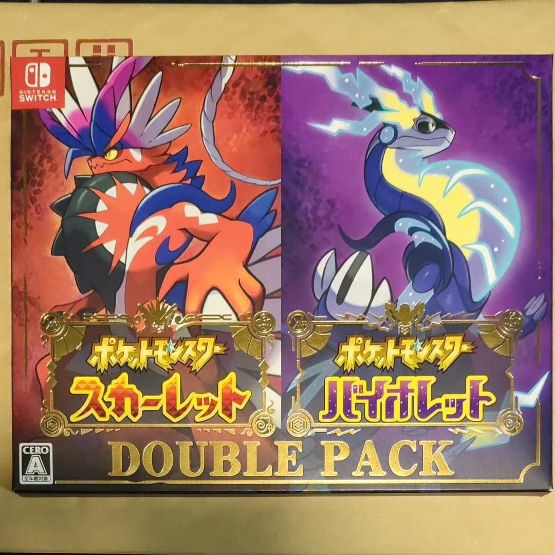 新品未開封 ポケットモンスター スカーレット バイオレット ダブル