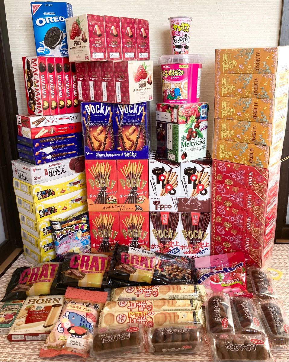 お菓子詰め合わせ ポッキートッポ50 メルティーキッス カルパス アポロ
