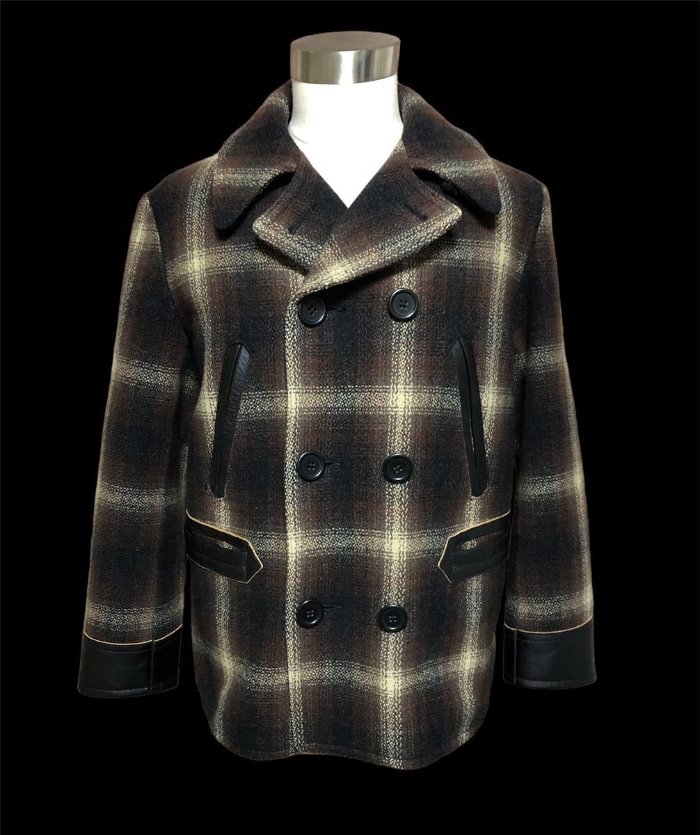 最終値下げ　送料無料、即決 スペシャルアイテム！TENDERLOIN 09AW T-PEA COAT テンダーロイン ピーコート　ジャケット　ブラウン　サイズM_画像1