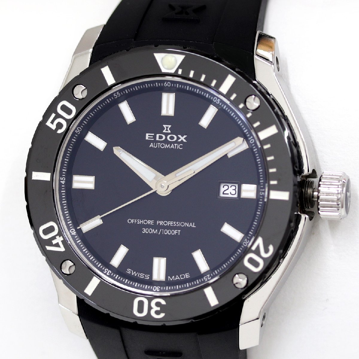 エドックス クロノオフショア1 80088-3-NIN 腕時計 オートマ メンズ